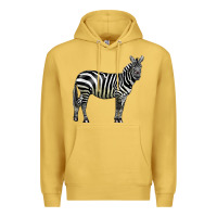 Antique Gold zebra Premium Hoodie - LillyAllenDesigns