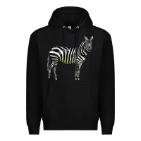 Black zebra Premium Hoodie - LillyAllenDesigns