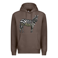 Coffee zebra Premium Hoodie - LillyAllenDesigns