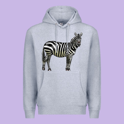 Zebra Premium Hoodie Designed By Lillyallendesigns