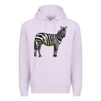 Lilac zebra Premium Hoodie - LillyAllenDesigns