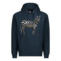 Navy zebra Premium Hoodie - LillyAllenDesigns