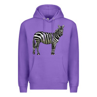 Purple zebra Premium Hoodie - LillyAllenDesigns