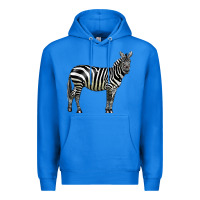 True Royal zebra Premium Hoodie - LillyAllenDesigns