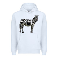 White zebra Premium Hoodie - LillyAllenDesigns