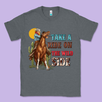 Classic Tee take a ride on the wild side with rodeo