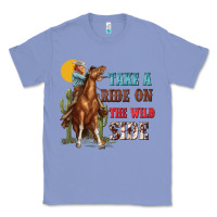 Colony Blue take a ride on the wild side with rodeo Classic Tee - texasbilliewilder