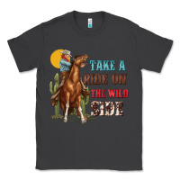 Smoke take a ride on the wild side with rodeo Classic Tee - texasbilliewilder