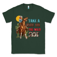 Sports Green take a ride on the wild side with rodeo Classic Tee - texasbilliewilder