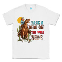White take a ride on the wild side with rodeo Classic Tee - texasbilliewilder