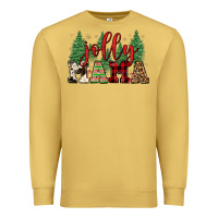 Antique Gold jolly mama Premium Sweatshirt - FaDigitalArtStudio