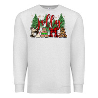 Oatmeal Heather jolly mama Premium Sweatshirt - FaDigitalArtStudio