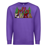 Purple jolly mama Premium Sweatshirt - FaDigitalArtStudio