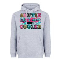 Heather Grey auntie like a mom only cooler Heavyweight Hoodie - Zillion Design Studio