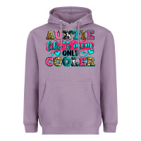 Lavender auntie like a mom only cooler Heavyweight Hoodie - Zillion Design Studio