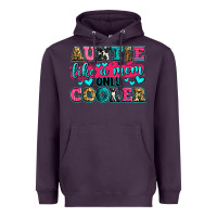 Plum auntie like a mom only cooler Heavyweight Hoodie - Zillion Design Studio