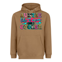 Toasted Coconut auntie like a mom only cooler Heavyweight Hoodie - Zillion Design Studio