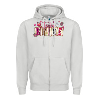 Dove Grey team bride Zipper Hoodie - texasbilliewilder