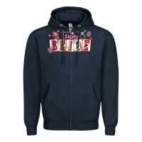 Navy team bride Zipper Hoodie - texasbilliewilder