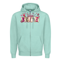 Seafoam team bride Zipper Hoodie - texasbilliewilder