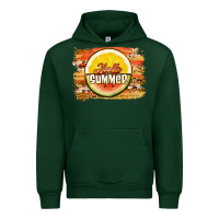 Forest Green hello summer watermelon lemon Urban Hoodie - Jasminsmagicworld