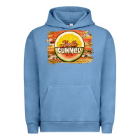 Pigment Pebble Blue hello summer watermelon lemon Urban Hoodie - Jasminsmagicworld