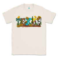 Natural texas Classic Tee - texasbilliewilder