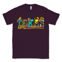 Plum texas Classic Tee - texasbilliewilder