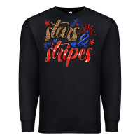 Black stars and stripes Premium Sweatshirt - HRA Design Shop