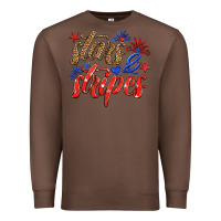 Chestnut stars and stripes Premium Sweatshirt - HRA Design Shop