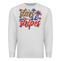 Dove Grey stars and stripes Premium Sweatshirt - HRA Design Shop