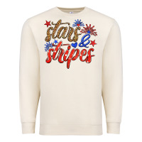 Sandshell stars and stripes Premium Sweatshirt - HRA Design Shop