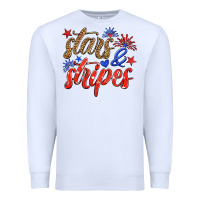 White stars and stripes Premium Sweatshirt - HRA Design Shop