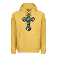 Antique Gold western cross Premium Hoodie - BarkalooDesign