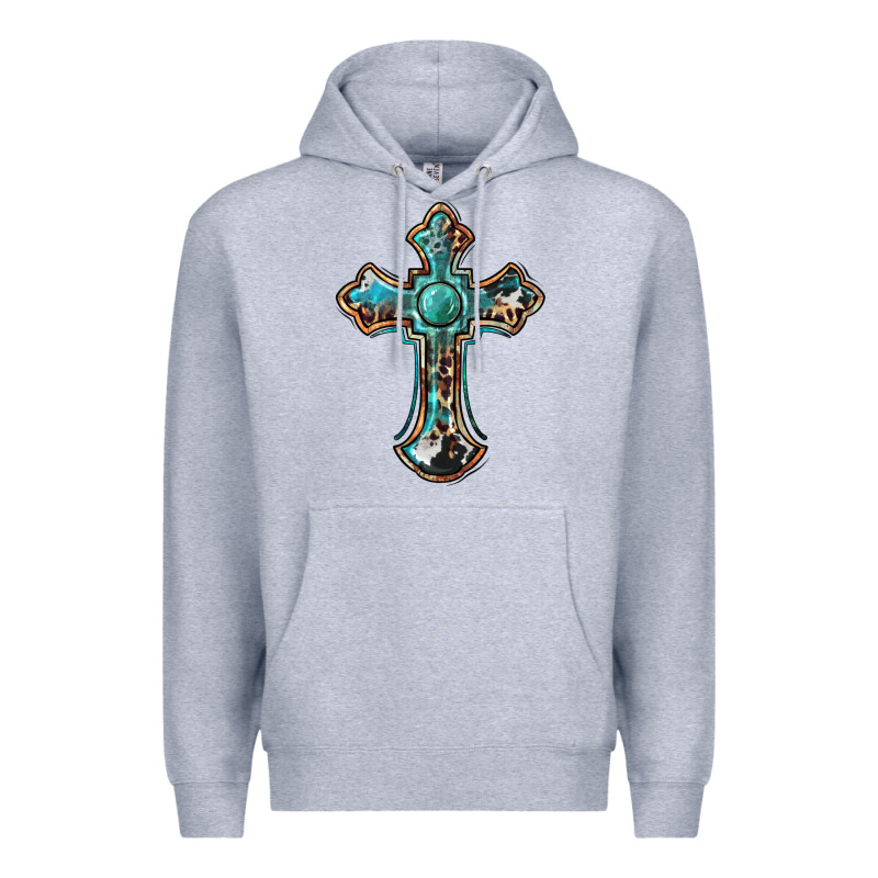 Western Cross Premium Hoodie by BarkalooDesign | Teevron