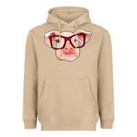 Mushroom pig with red glasses Heavyweight Hoodie - RanaPortraitStore