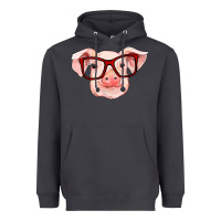 Smoke pig with red glasses Heavyweight Hoodie - RanaPortraitStore
