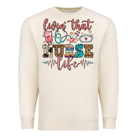 Sandshell livin' that nurse life Premium Sweatshirt - FaDigitalArtStudio