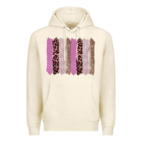 Tofu pink glitter leopard brushstroke background Premium Hoodie - RanaPortraitStore
