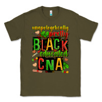 Army Green unapologetically pretty black and educated cna zillion Classic Tee - Zillion Design Studio