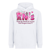 White rn s make the world go around and everyone knows Heavyweight Hoodie - texasbilliewilder