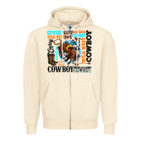 Sandshell western cowboy wild west Zipper Hoodie - texasbilliewilder