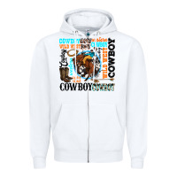 White western cowboy wild west Zipper Hoodie - texasbilliewilder