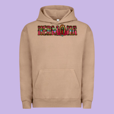 Hermana Floral Aztec Leopard Urban Hoodie Designed By Jasminsmagicworld