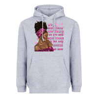 Heather Grey afro woman cancer Heavyweight Hoodie - texasbilliewilder