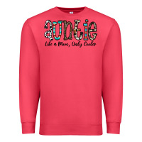 Cardinal auntie  like a mom, only cooler Premium Sweatshirt - CowhideDigitalArt