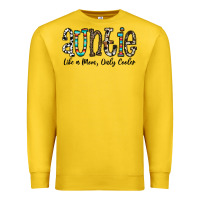 Lemon auntie  like a mom, only cooler Premium Sweatshirt - CowhideDigitalArt