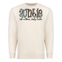 Sandshell auntie  like a mom, only cooler Premium Sweatshirt - CowhideDigitalArt