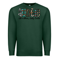 Sports Green auntie  like a mom, only cooler Premium Sweatshirt - CowhideDigitalArt