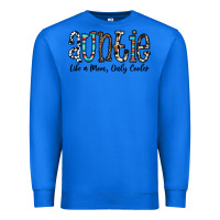 True Royal auntie  like a mom, only cooler Premium Sweatshirt - CowhideDigitalArt